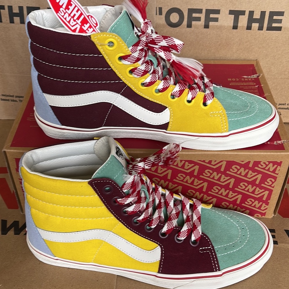 Vans Sk8-Hi Fryd Laces Crmdemnthmshmlw sneakers Men’s - Picture 2 of 16